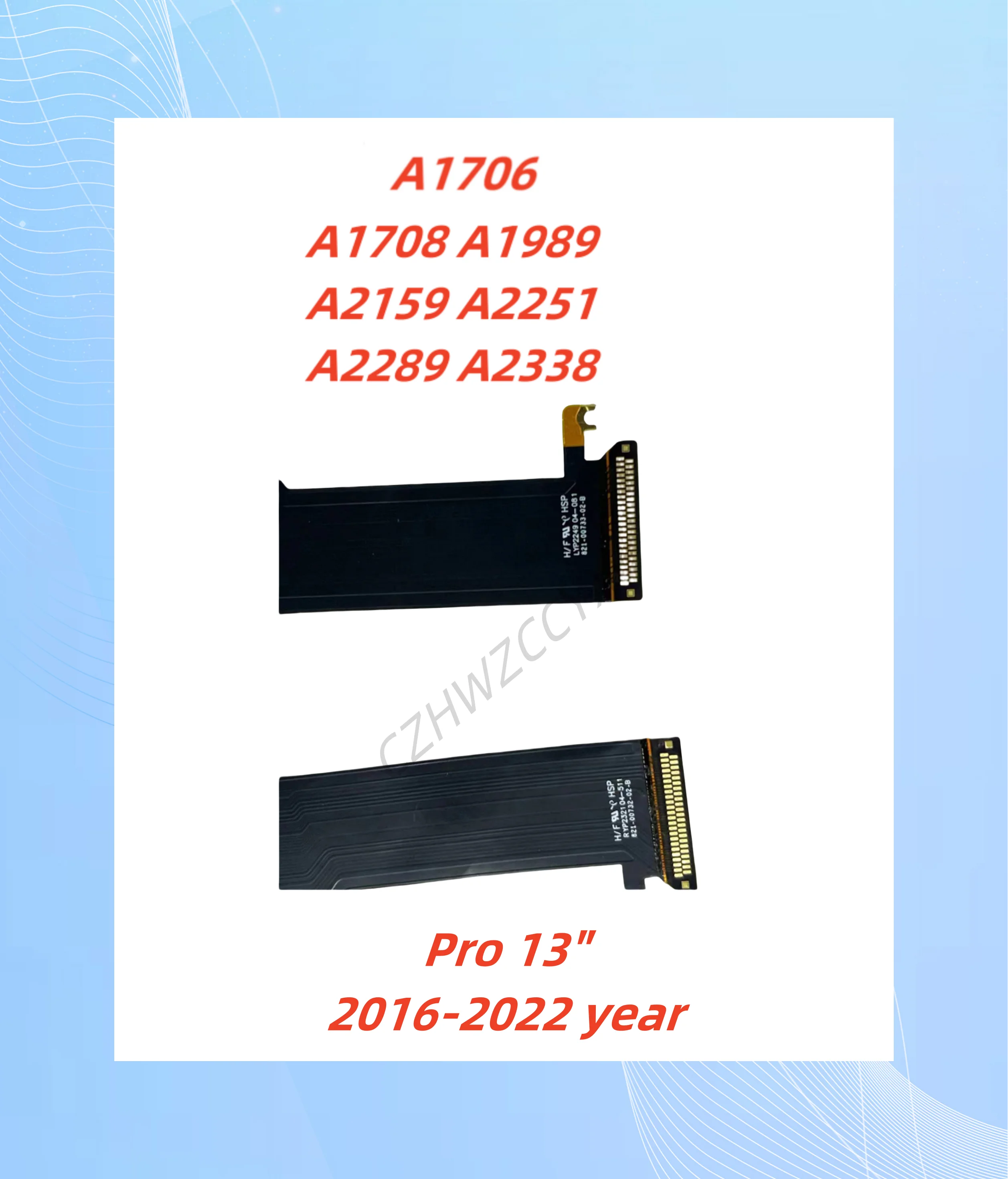Laptop LCD Glass Cable A1706 A1708 A1989 A2159 A2251 A2289 A2338/ A1707 A1990 A2141/ A1932 A2179 A2337  For Macbook Pro Air