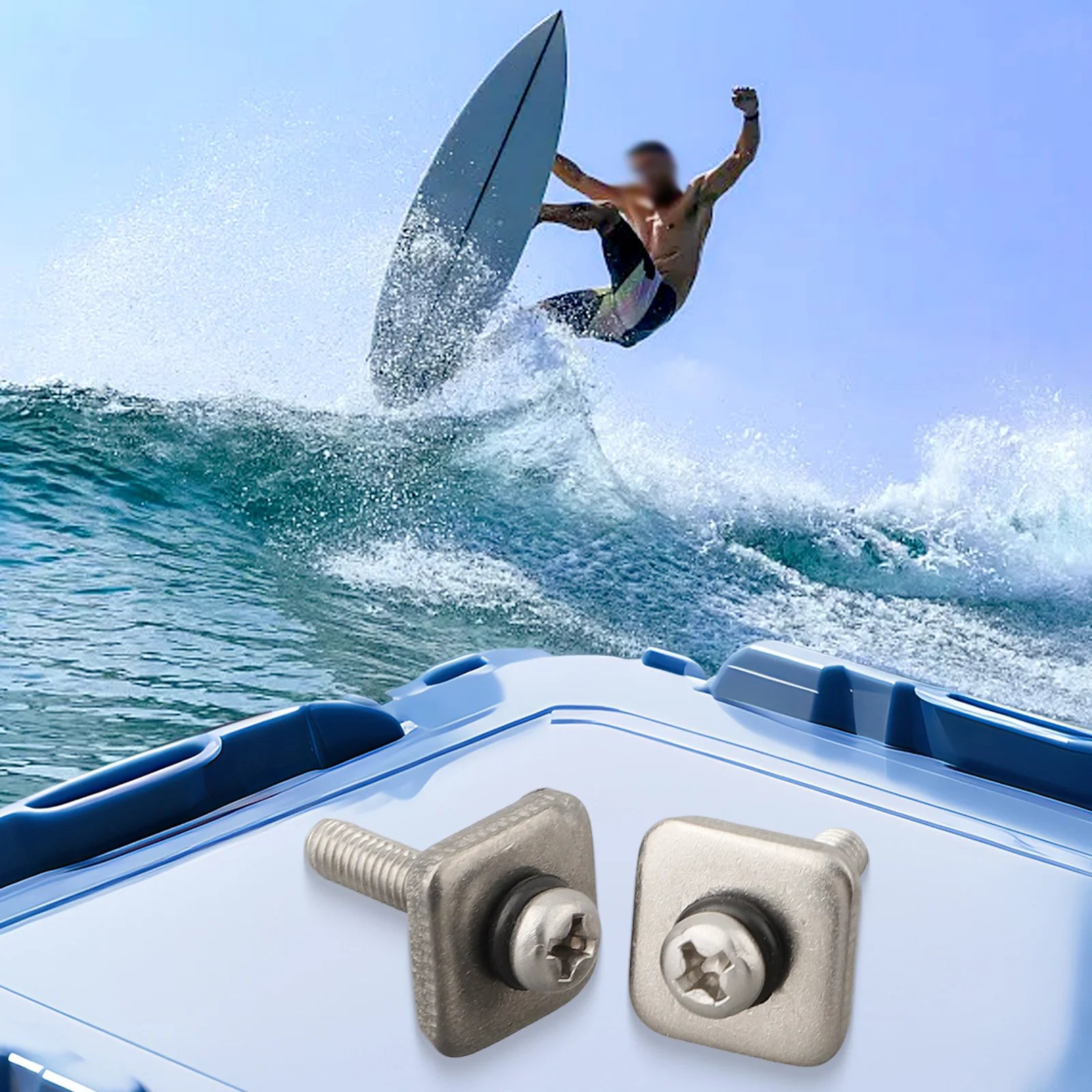 

2 шт. M 4 M5 винт для плавников для доски для серфинга Болты для плавников для лонгборда Винты для раздвижных плавников для лонгборда Гвозди с одним плавником Замена винтов для серфинга