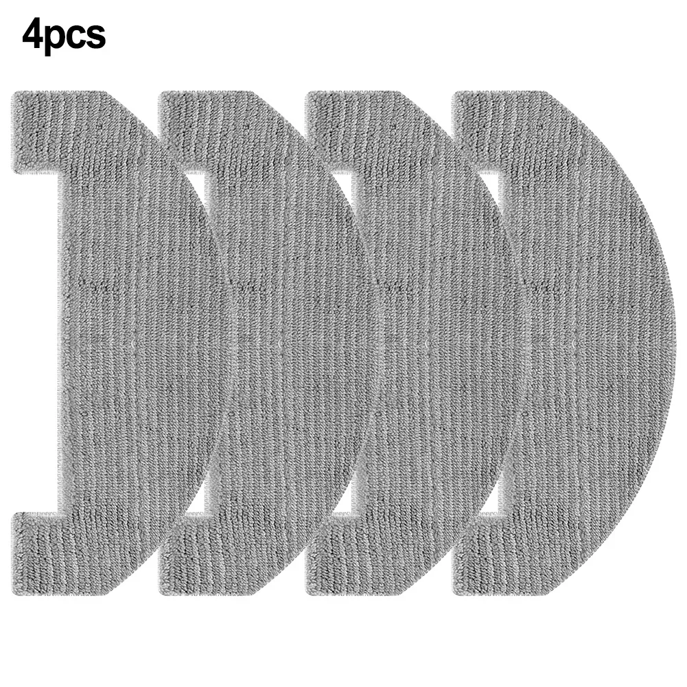 

Quick and Easy Floor Maintenance 4 Pack of Replacement Mop Cloths Designed to Fit the Rubluelu l15 robot vacuum