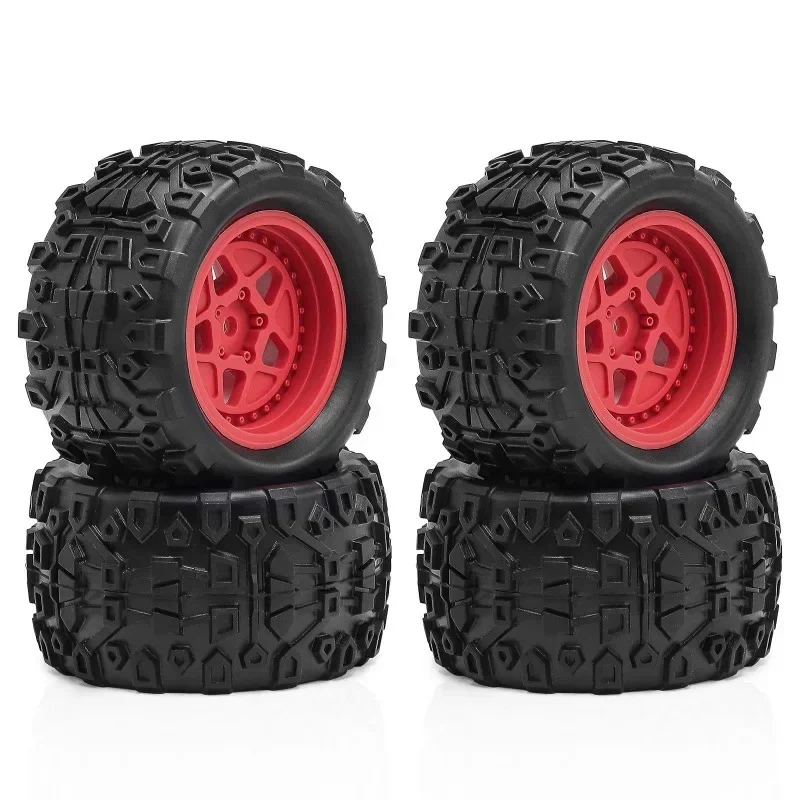 ยางล้อรถบังคับวิทยุขนาด 12 มม. 4 ชิ้น สำหรับ ARRMA TYPHON GROM GRANITE GROM อะไหล่แต่ง