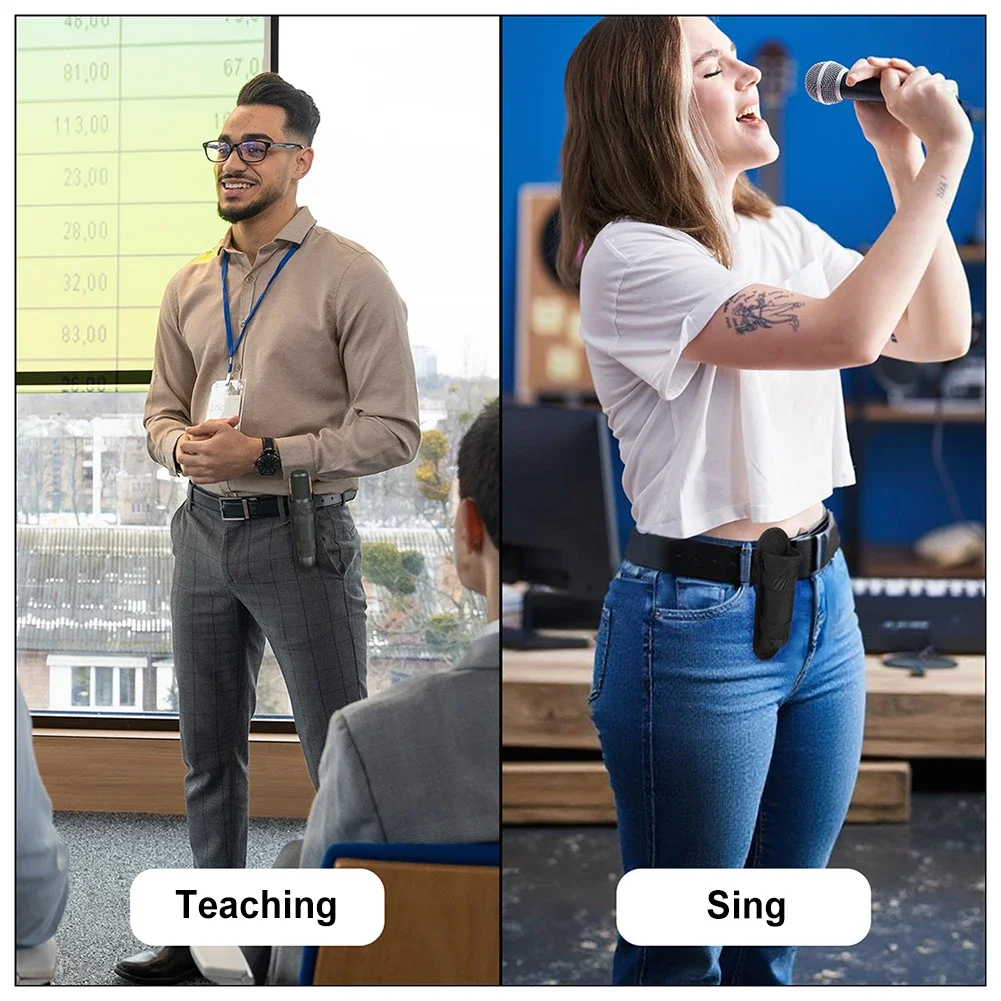 Universal microphone with hanger suitable for JBL Partybox wireless microphone storage bracket