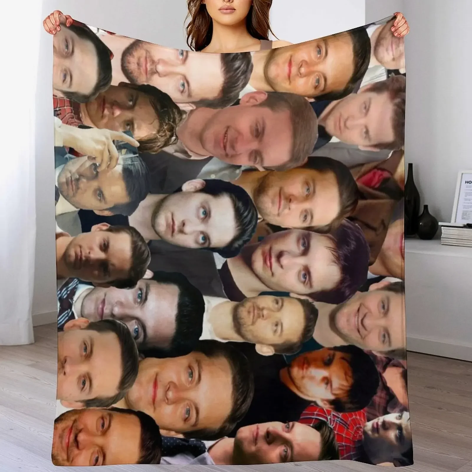 Tobey Maguire Photo Collage Throw Blanket blankets ands Comforter Warm For Sofa Thin Blankets