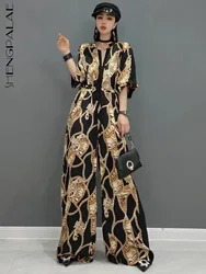 SHENGPALAE Jumpsuit For Women 2024 Summer New Korean Fashion Casual Personality Elegance Clothes Beautiful Female Siamese 5C1191