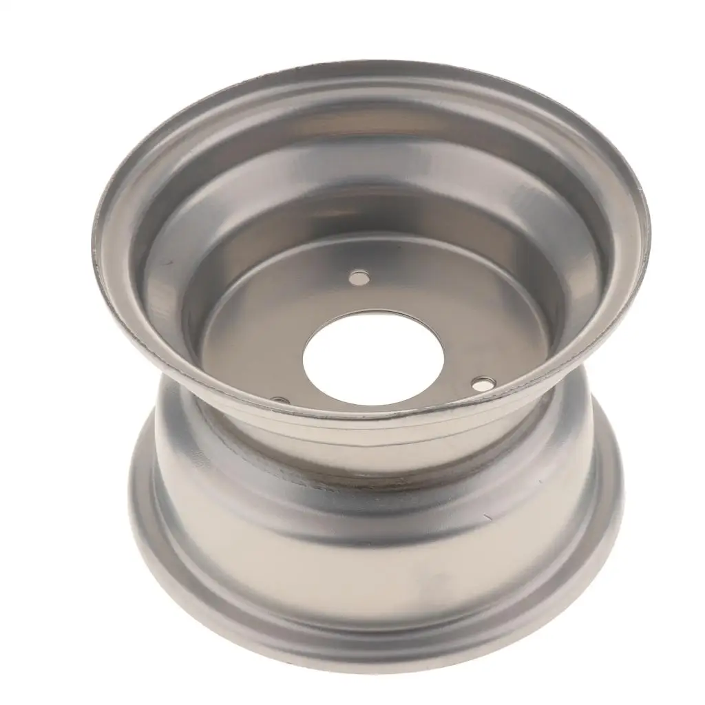 

Steel Wheel 7 inch Rim 3 Hole Fit for 50cc 70cc 110cc UTV 6 x 8 Tire, Silver, Position: Front/Rear