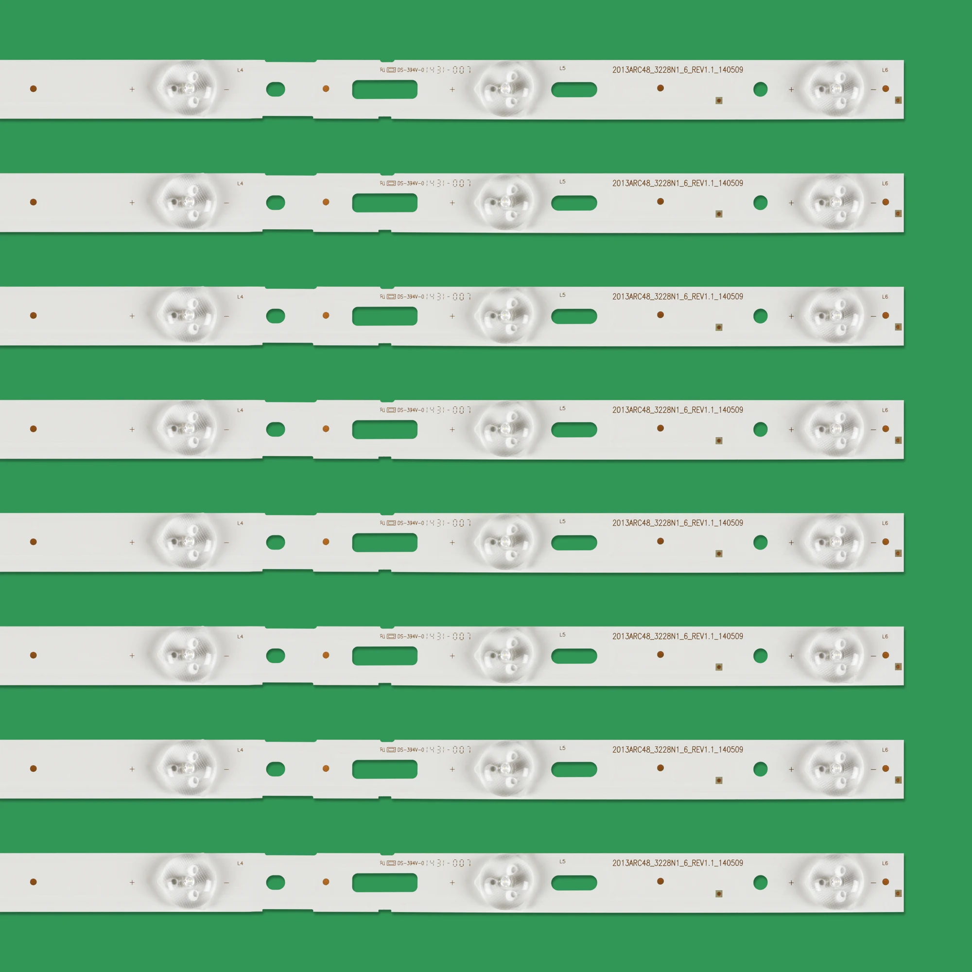 Bande de rétro-éclairage LED pour 2013ARC48-3228N1-6-REV1.1 LSC480HN05-A48-LB-6436 B48-LW-5433 48VLE5430BP 48VLE555BG