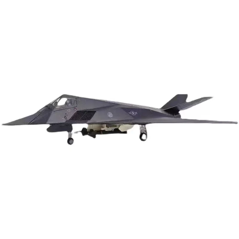 1/72 F117 Nighthawk Stealth Fighter Aircraft Metal Military Model Diecast Plane Model For Boy Gift With Box Collection