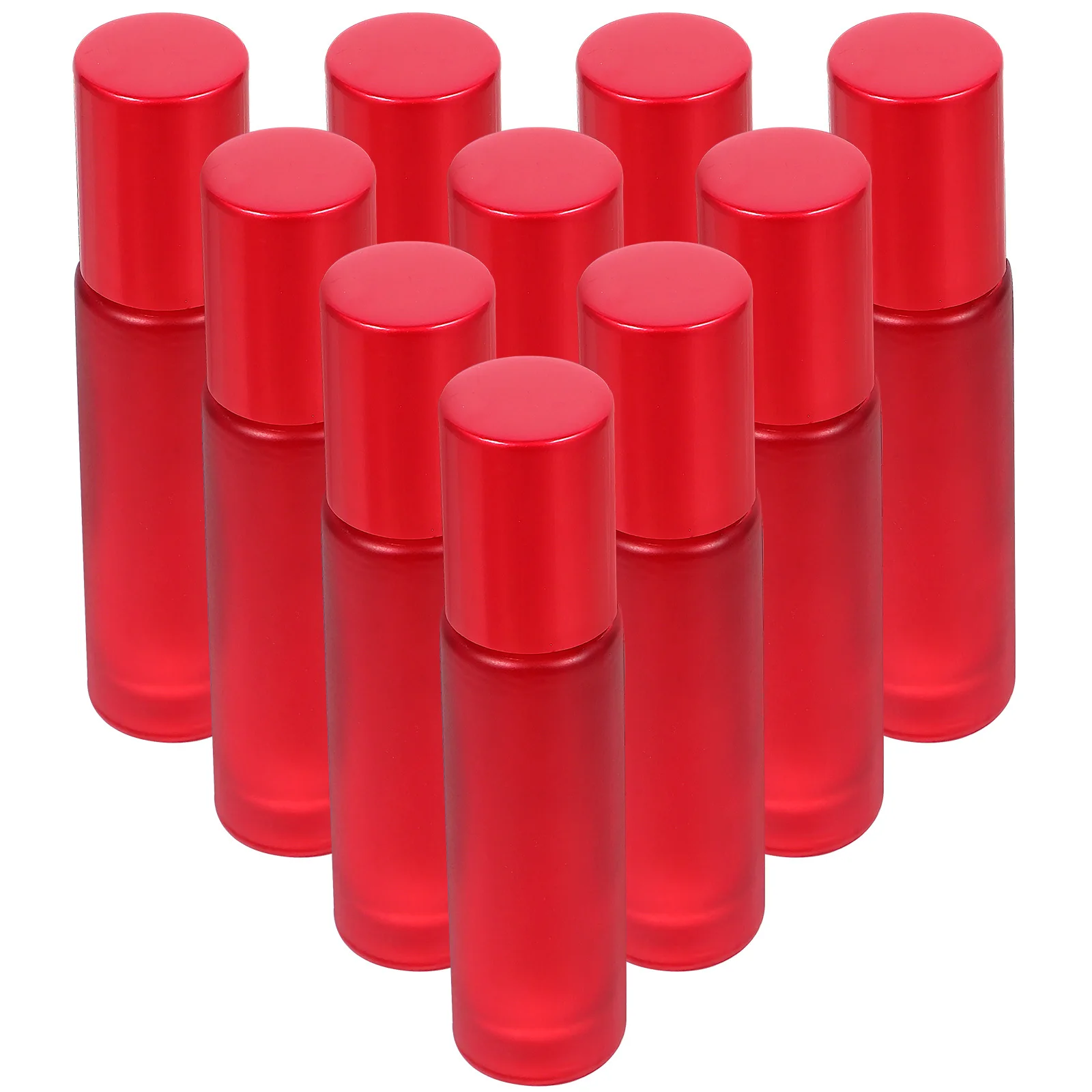 10 قطعة 10 مللي زجاجات كرة دوارة زجاجية حاويات متينة قابلة لإعادة الملء لفة على زجاجات حاوية كروية دوارة #6