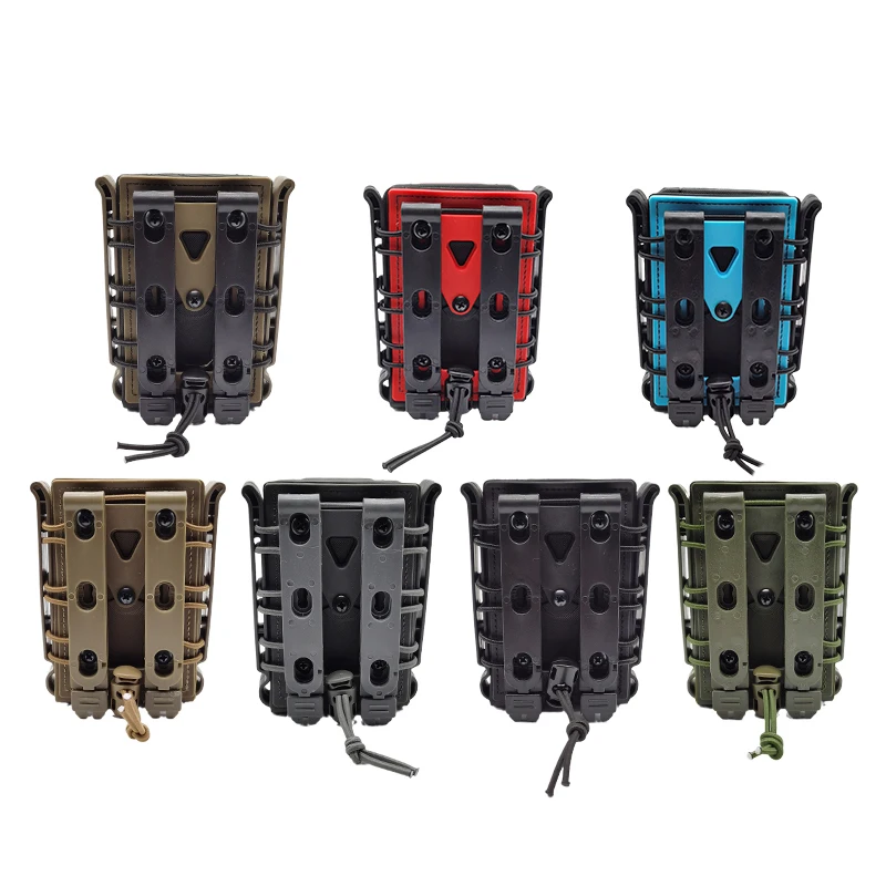 Tactical Fast Mag TPR Flexible Molle Magazine Pouch Carrier for M4 5.56/7.62 Mag Pouch Rifle Pistol Magazine Holder