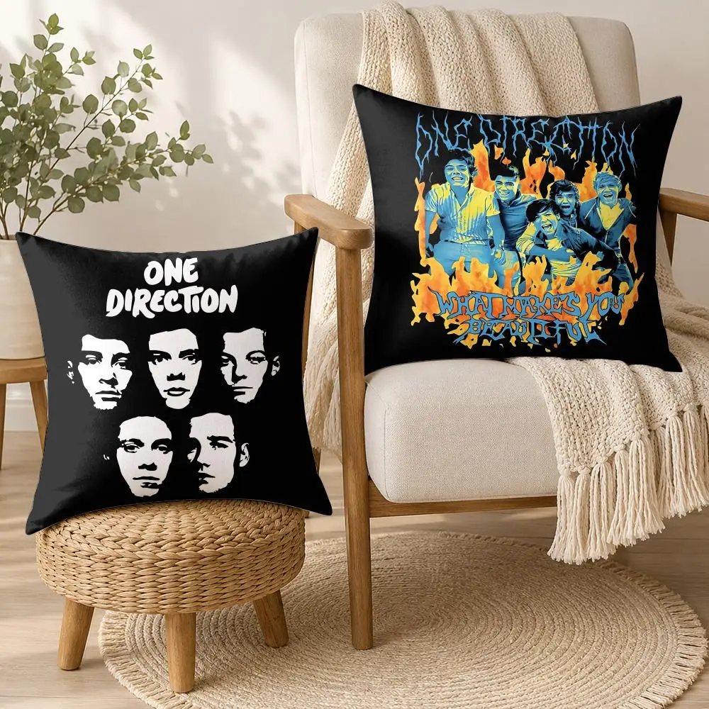 One D-Direction Rock Band Cool Cushion Cover Square Decorative Throw Pillow 40x40cm For Sofa Bedroom Living Room Home Decor