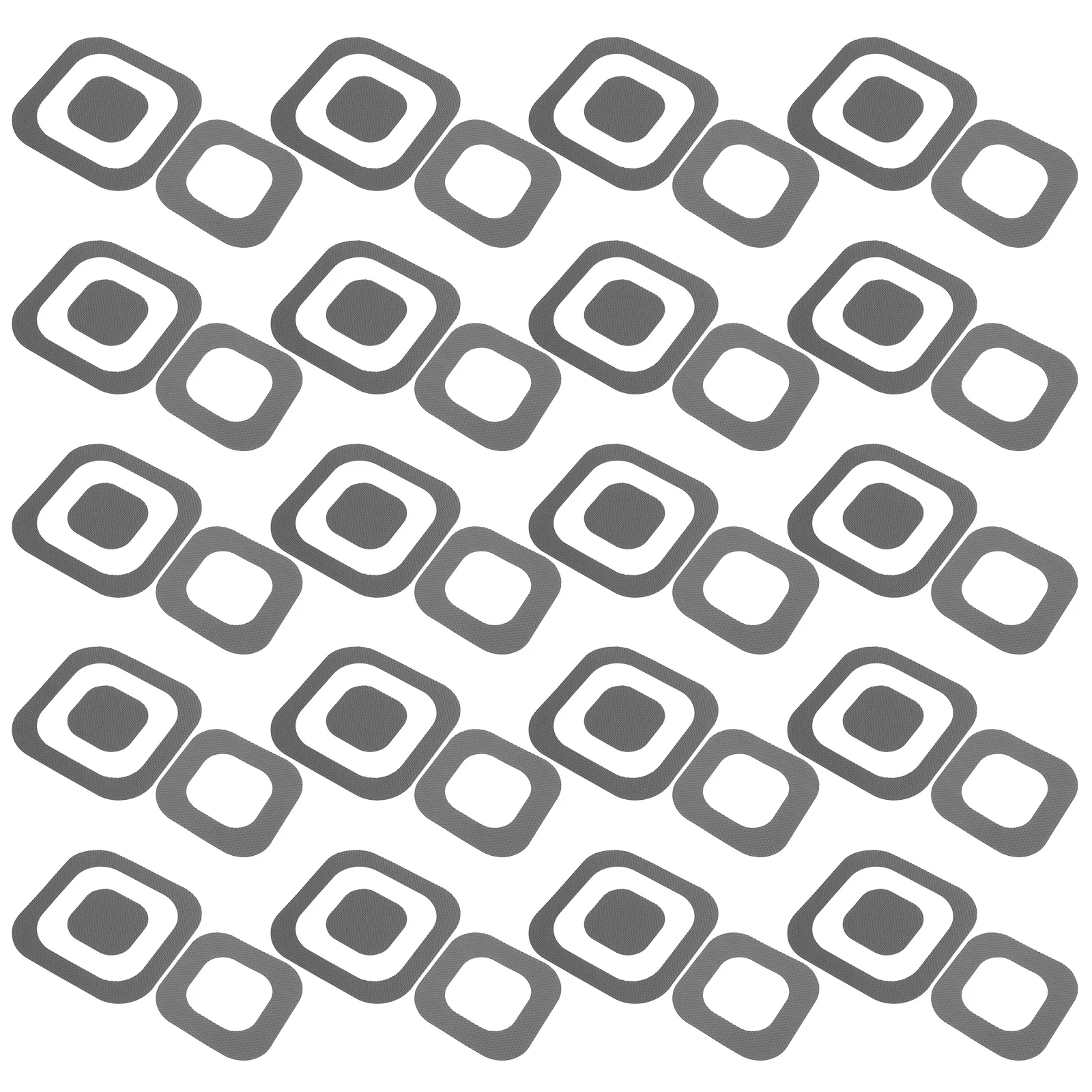 

20 Pcs Bathroom Anti Stickers Square PEVA Waterproof Bathtub Strips for Shower Stairs Self Adhesive Non Floor Stickers Bath