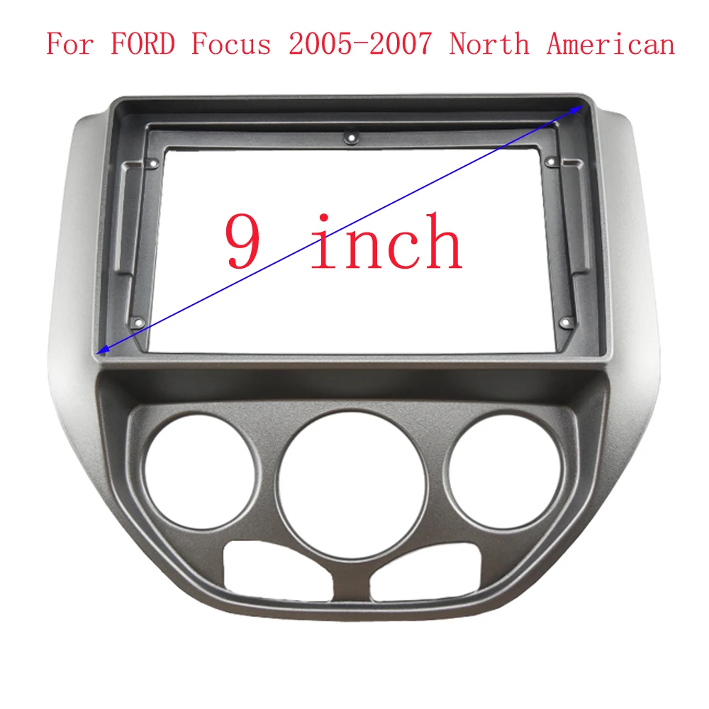 9 Inch For FORD Focus 2005-2007 North American Car Radio Android Stereo MP5 Player Casing Frame 2Din Head Unit Fascia Dash Cover