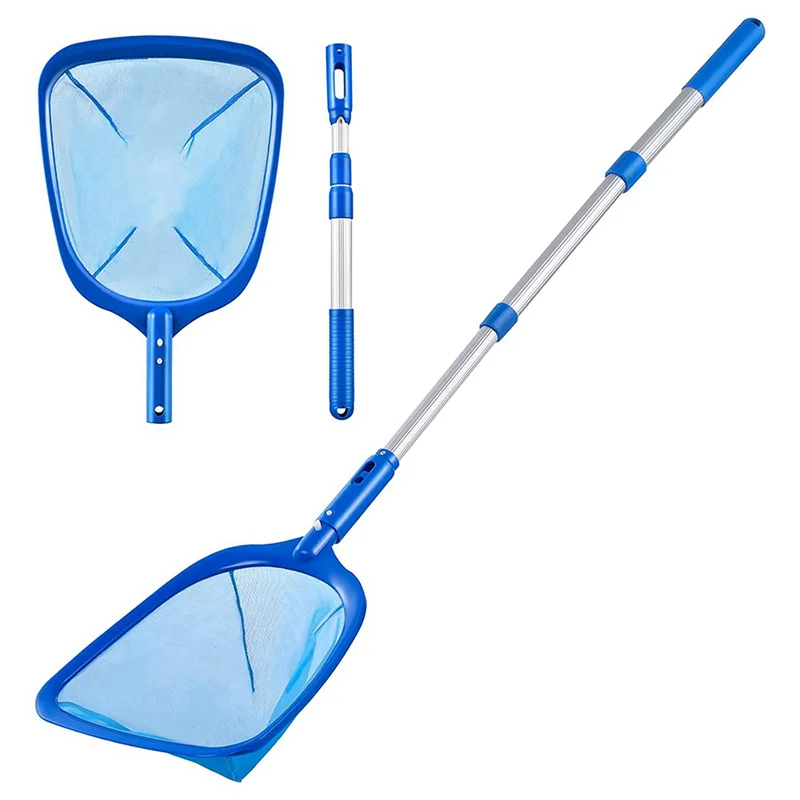 

Pool Skimmer Pool Net with 3 Section Pole,Pool Skimmer Net with Fine Mesh Net,Telescopic Pole,Ultra-Fine Pool Skimmer