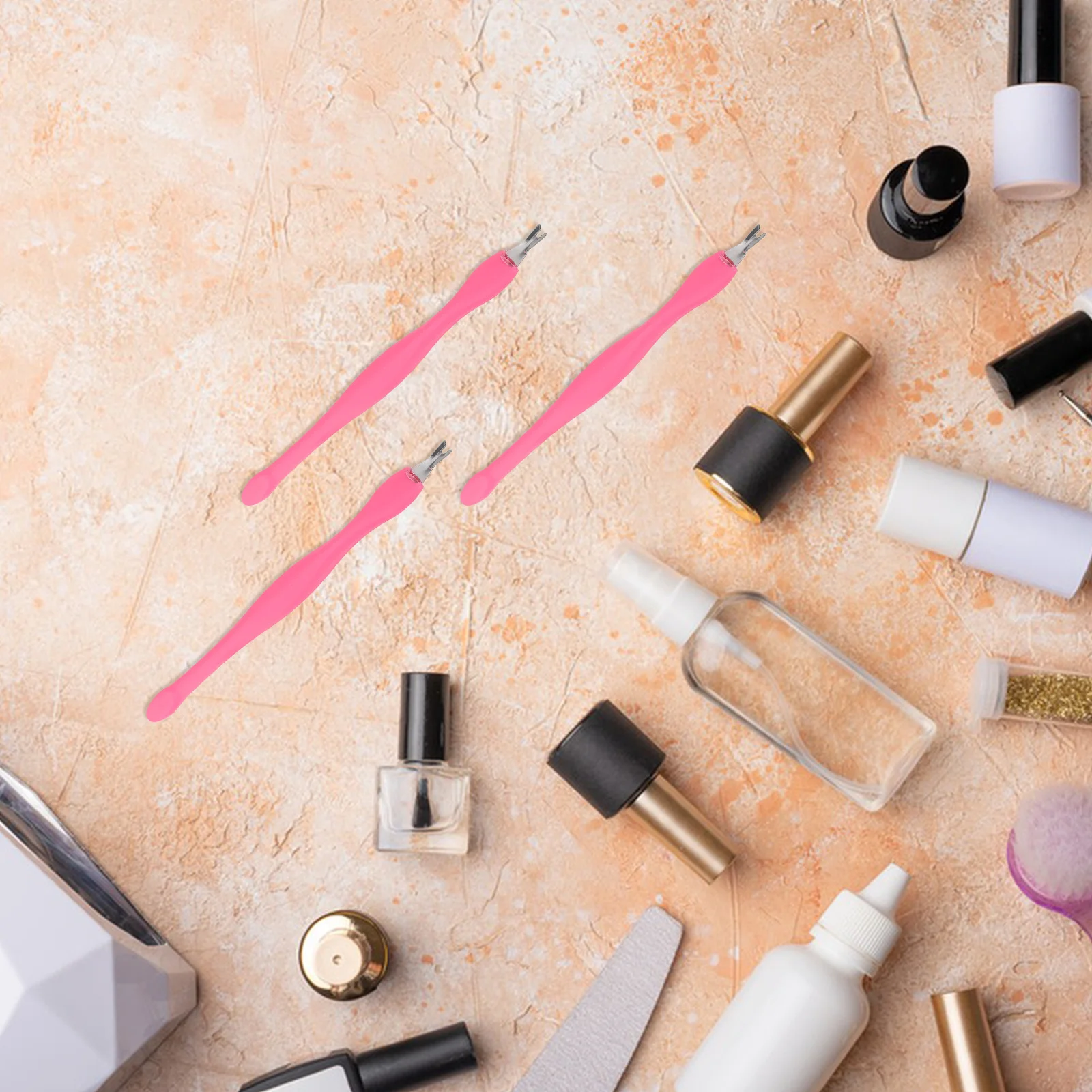 

24Pcs Cuticle Trimmer Metal Dead Skin Fork Precision Nail Grooming Tool Home Salon Nail Care Device Manicure Pedicure Tool Set