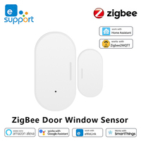 Ewelink ZigBee Door Window Sensor Contact Security Burglar Door Sensor Alarm Magnetic Door Sensor Works With Alexa Zigbee2MQTT