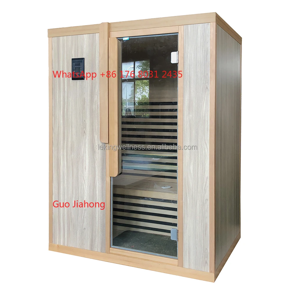 

Modern Home 1-Person Sauna Far- Wooden Sauna with Wood for for Home Use
