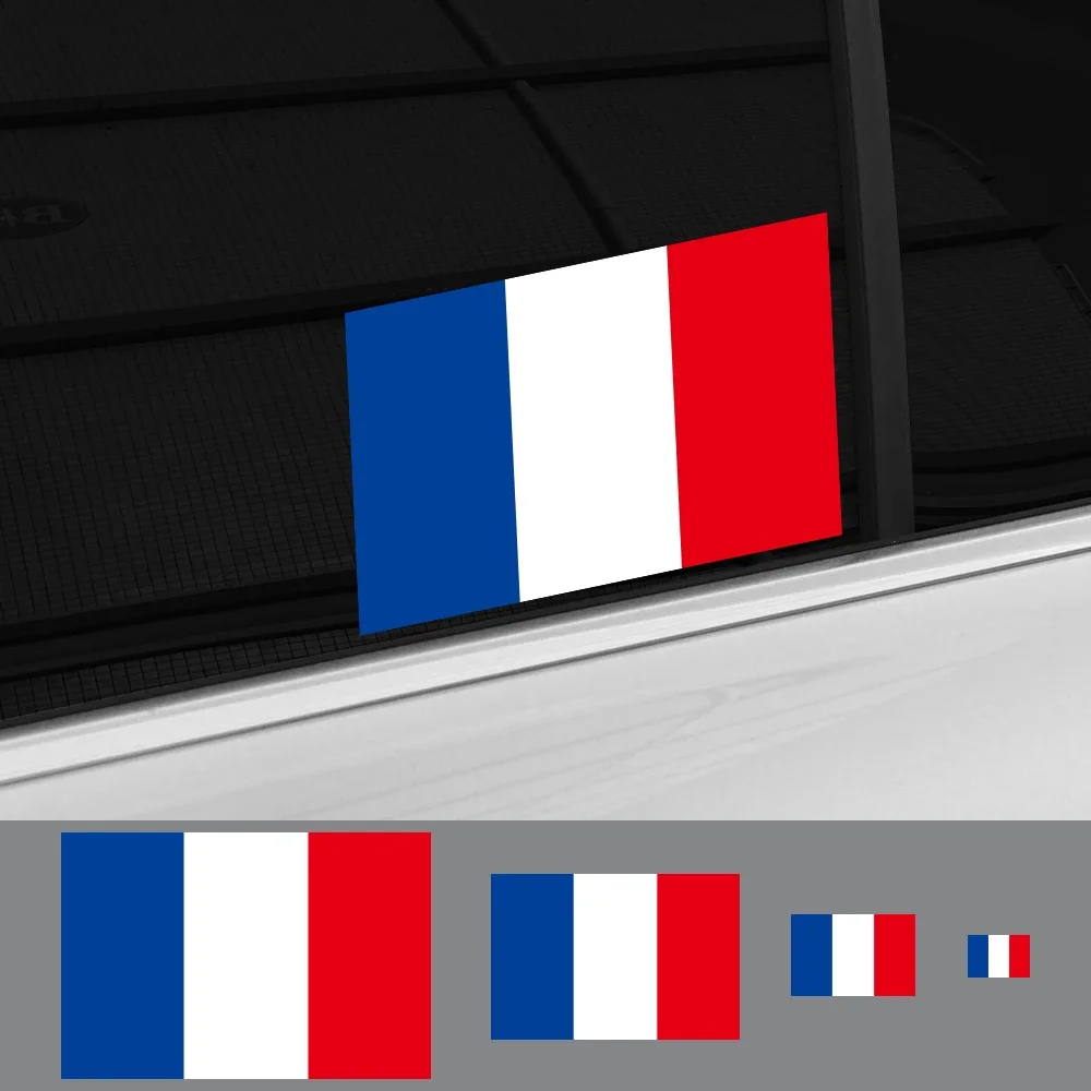 

3PCS France Country Flag Car Sticker Vinyl Waterproof Creative Decal Decor Car Window Body Auto Styling Decoration Accessories