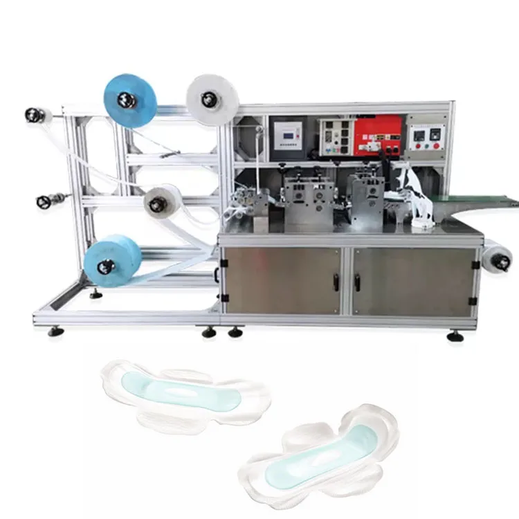 Manufacture China Low Cost Ultrasonic Sanitary Napkin Pad Making Machine For Napkin Producing