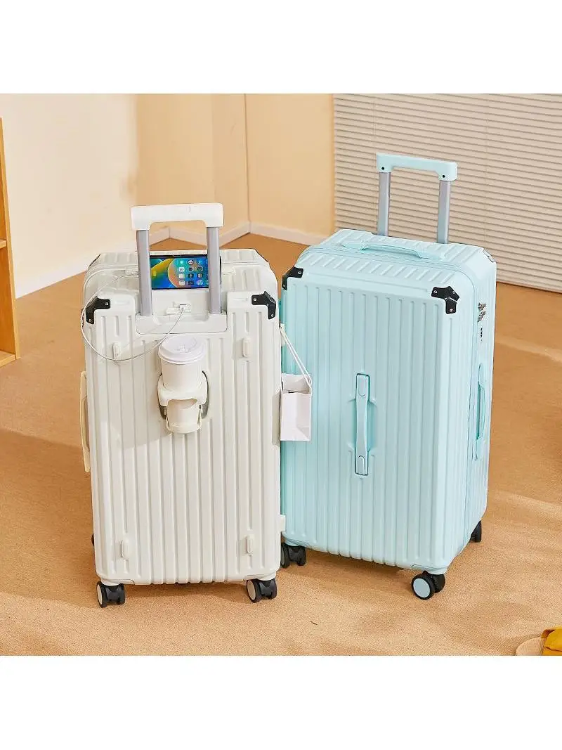 valise-ultra-grande-capacite-a-trois-compartiments-avec-cinq-roues-fermeture-eclair-double-couche-anti-explosion-et-poignee-large