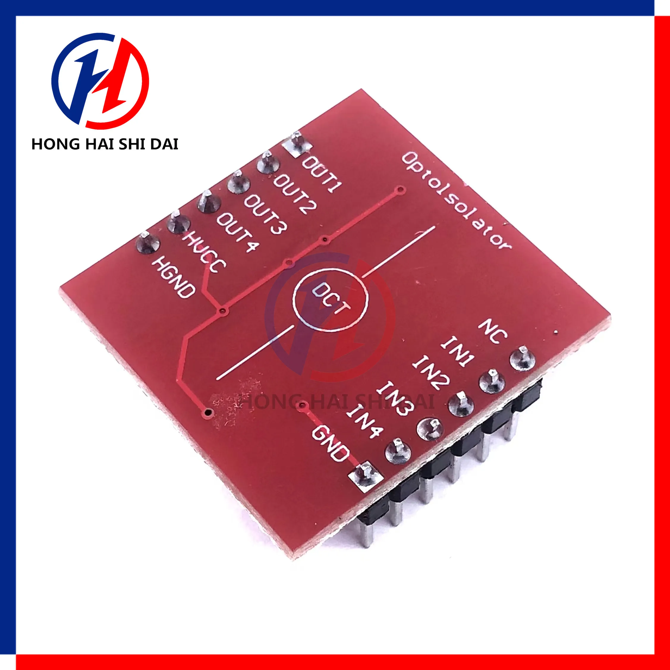 TLP281 4 CH 4-Channel Opto-isolator IC Module For Expansion Board High And Low Level Optocoupler Isolation 4 Channel