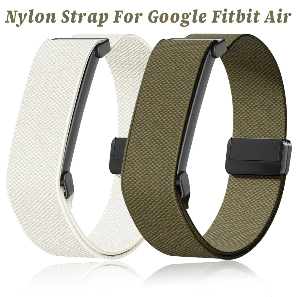 Sport-Nylonarmband für Google Fitbit Air, elastischer, atmungsaktiver Gürtel, magnetischer Knopf, Armband, Google Fitbit Air-Armband-Zubehör