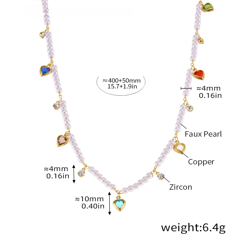 Liebe Halskette Edelstahl Shijia Perle Damen Temperament Vielseitige Schlüsselbein Kette Mode Schmuck Party Geburtstag Geschenk – Detail 5