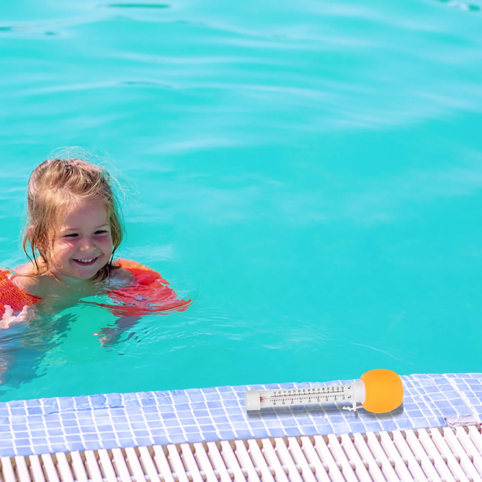 Waterproof Floating Thermometer for Pool Spa and Bathtub Temperature Monitoring Ideal for Newborns Kids Safe Comfortable