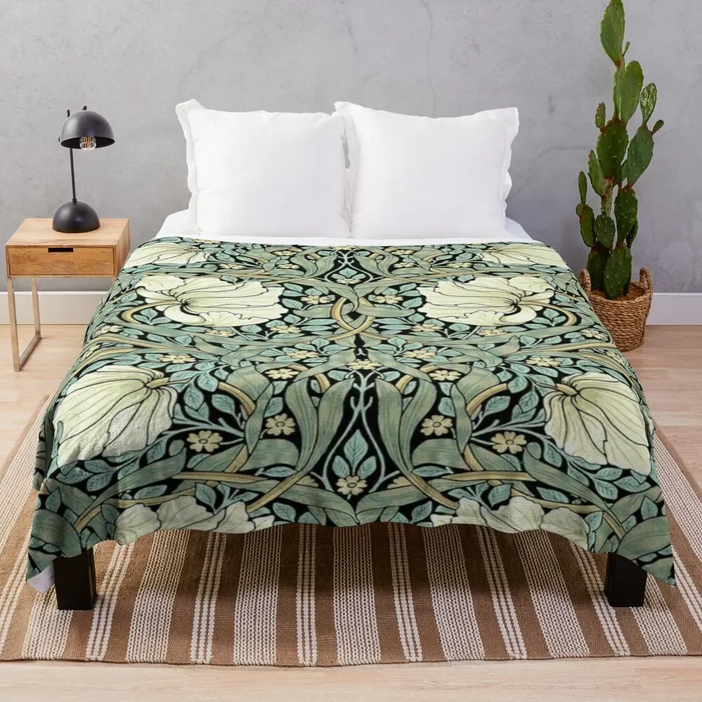 

William Morris - pimpernel Throw Blanket Nap Bed linens christmas decoration Blankets For Bed Blankets