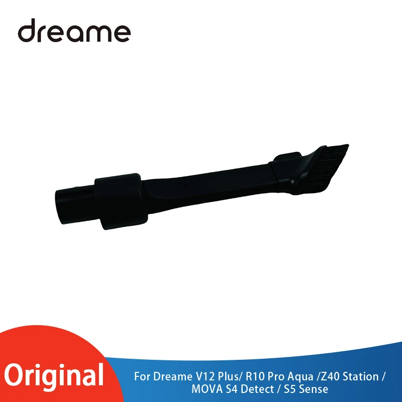 استبدال فرشاة الفوهة 2 في 1 لـ Dreame V12 Plus/ R10 Pro Aqua /Z40 Station /MOVA S4 Detect / S5 Sense Crevice Tool Brush #1