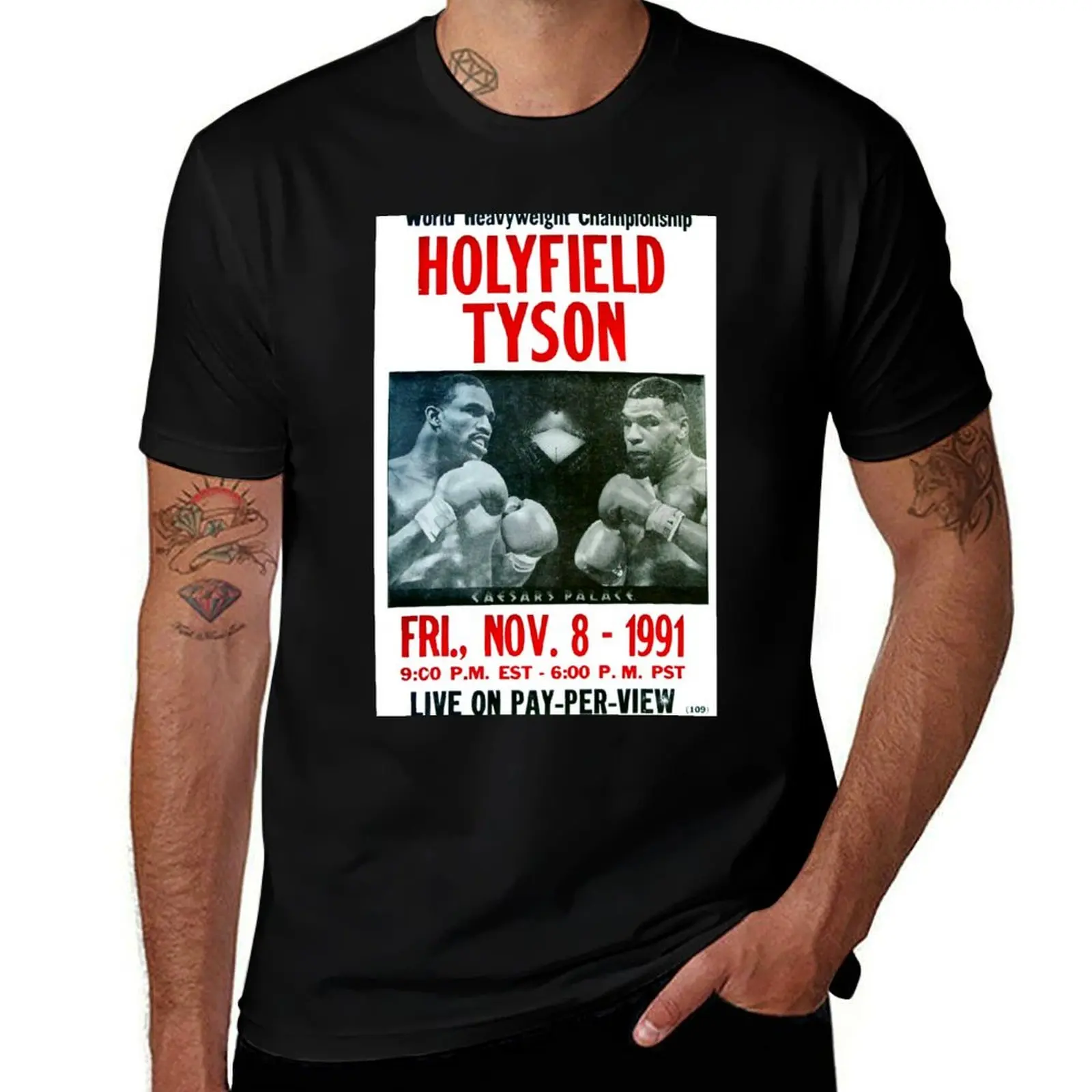 

Boxing: Two Heavyeights Face to Face T-Shirt Comfortable Work Wear Tee