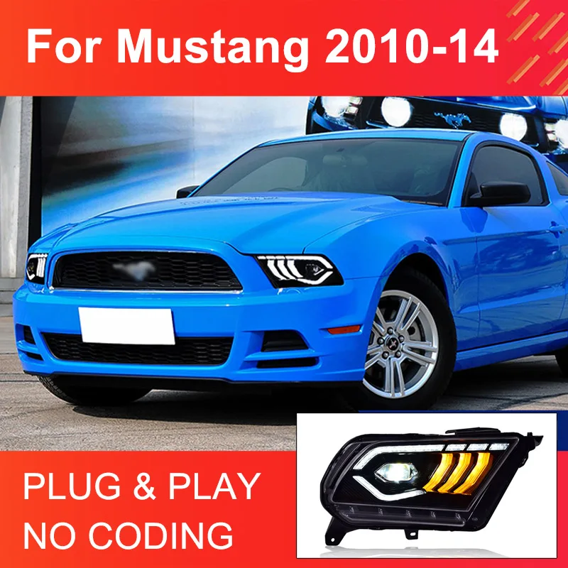 

Передняя фара в сборе для Ford Mustang 2010-2014, 1 пара