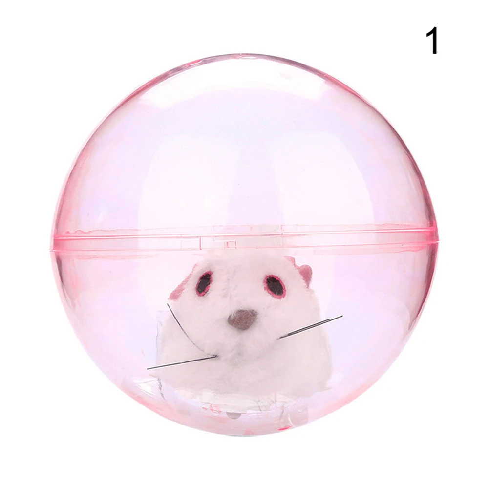 

Electric Running Hamster Ball Kitten Toy Plush Hamster Squirrel Ball Plush Toys Crawl Children Educational Toy