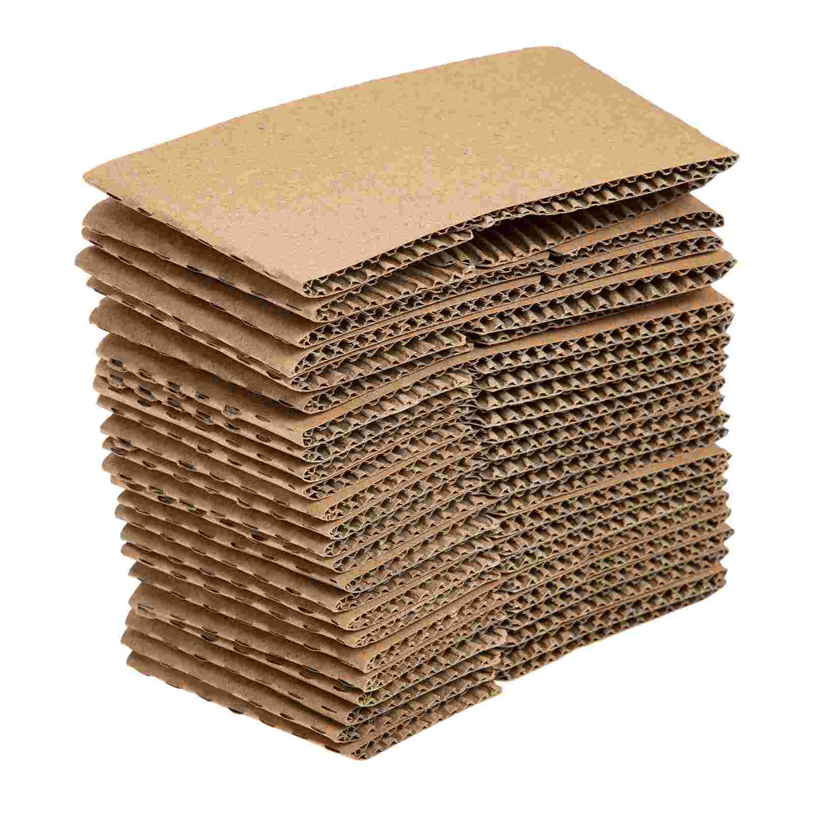 

50 Pcs Cup Holder Coffee Sleeves Cold-insulation Bottle Cover Protective Case Khaki Drinks Supply