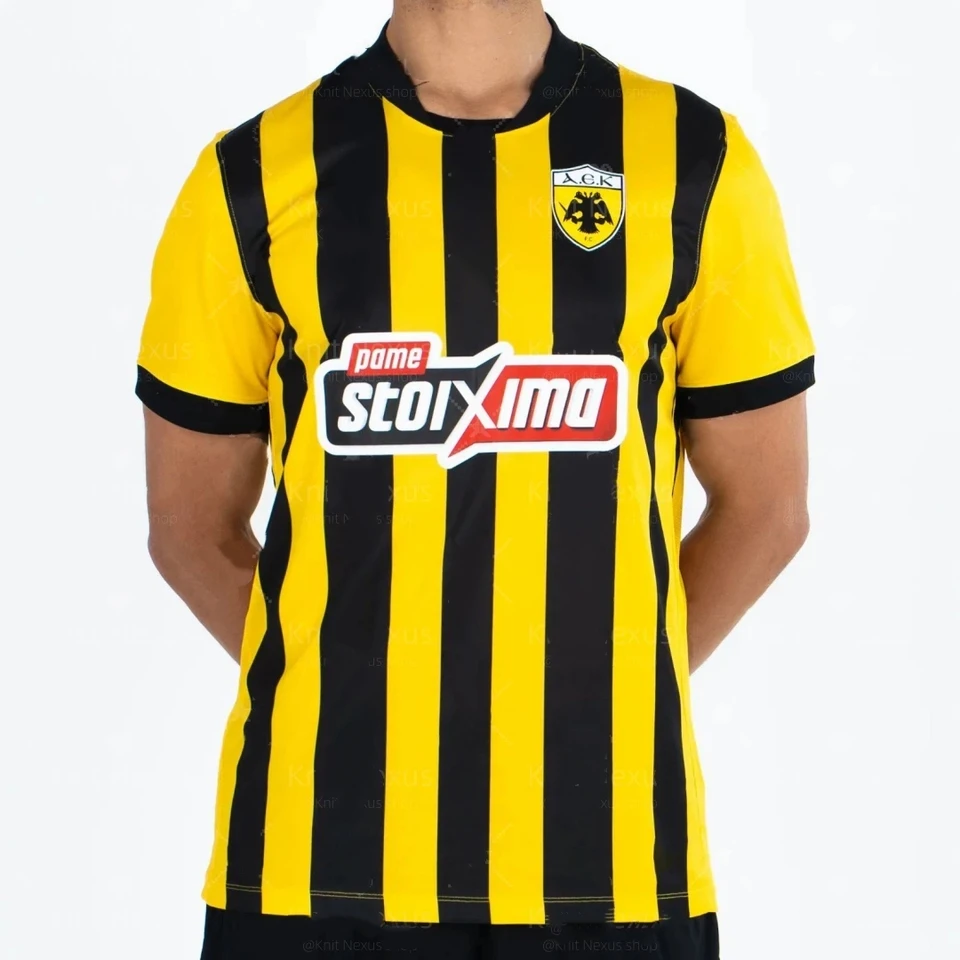 2026 AEK Athens Home Football Jersey Greek Jersey Autumn Sports