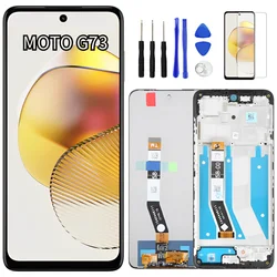 For Motorola Moto G73 5G XT2237 LCD Touch Screen Digitizer Display Replacement 6.5