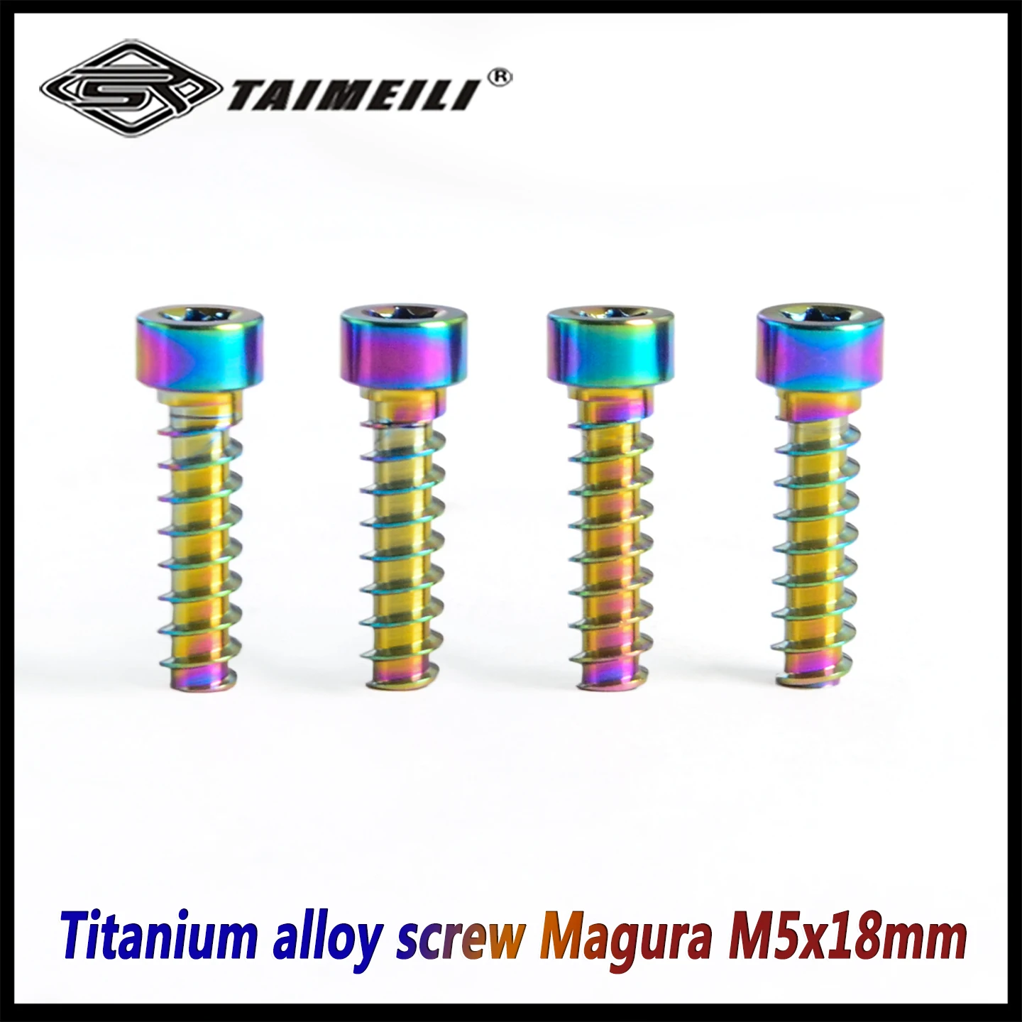 

TAIMEILI 4 шт./8 шт./12 шт. Титановый сплав Magura ручка тормозной винт M5x18 мм