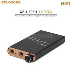 XZ-U606U Ultra HIFI High current Portable 4.4mm Fully balanced Headphone amplifier Phone preamplifier