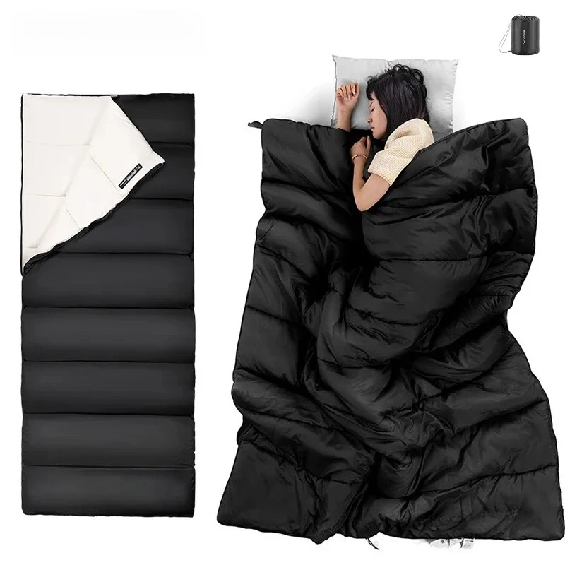 Naturehike BLACKDOG Envelope Sleeping Bag 210T Cotton Ultralight Splicable Camping Sleeping Quilt
