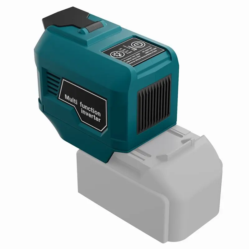 @@AB07 Hot Use 250W 220V Portable Power Inverter For Makita 18V Battery Dual USB-C Fast Charging Emergency Power For Jobsite &