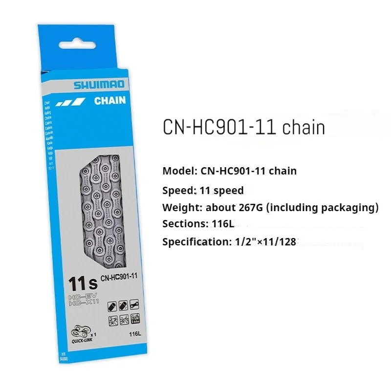 Original Mountain Bike Chain 9/10/11/speed Road Bike Parts High Quality Replacement Bike Chain Cn-hc53 Chain Accessories image 4