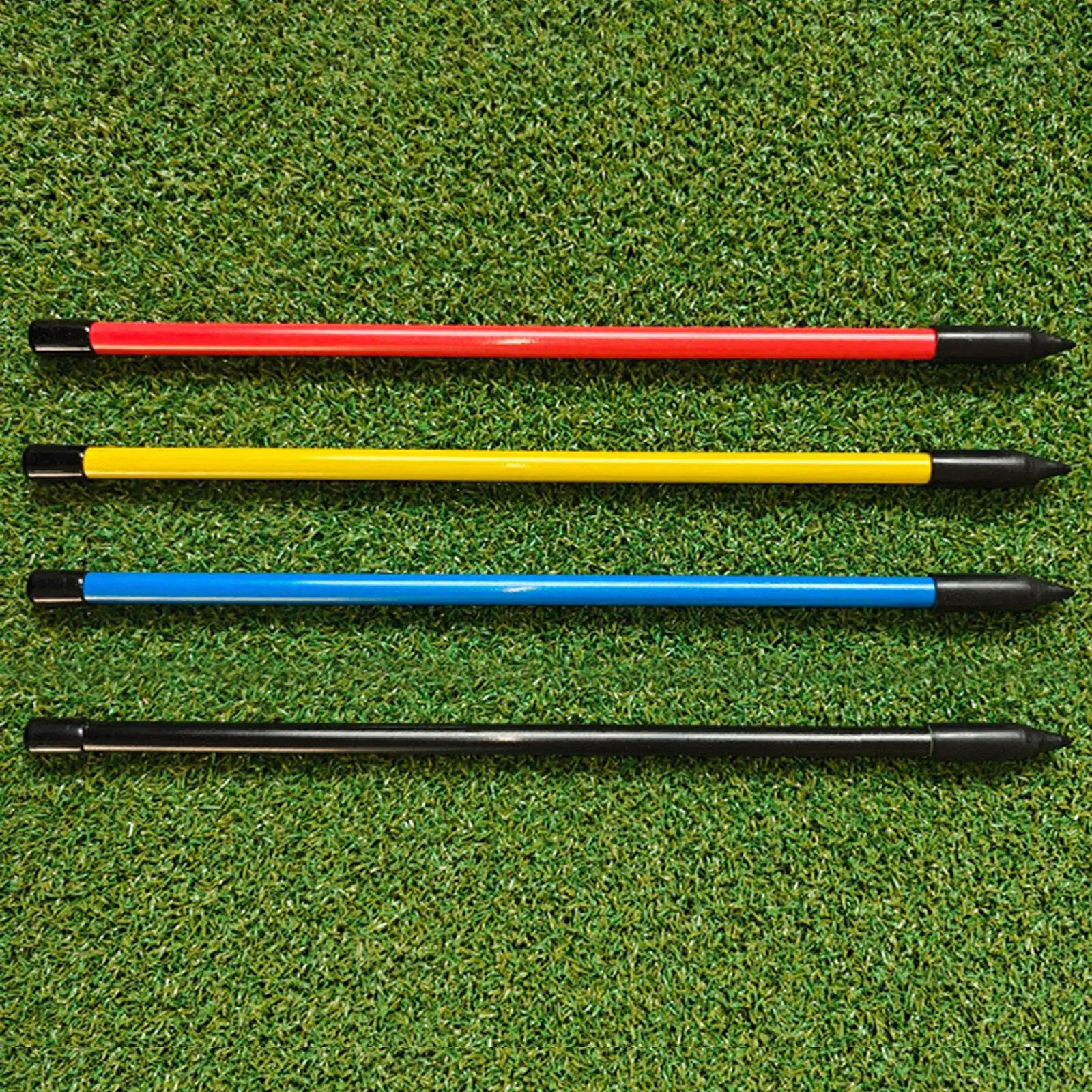 Golf Swing Practice Rods Alignment Sticks Fiberglass Teaching Aid Golf Sport Accessories for Putting and Driving