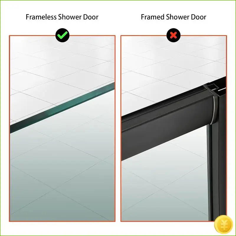 Stainless Steel Towel Hooks Set Extended 8 Inch Over Door Hooks For Bathroom Frameless Glass Shower Door