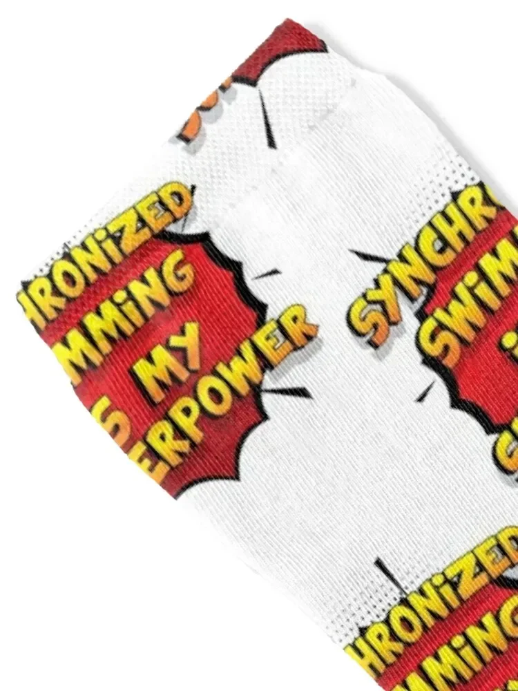 Synchronized swimming is my Superpower Funny Design Synchronized swimming Gift Socks winter gifts heated Women's Socks Men's