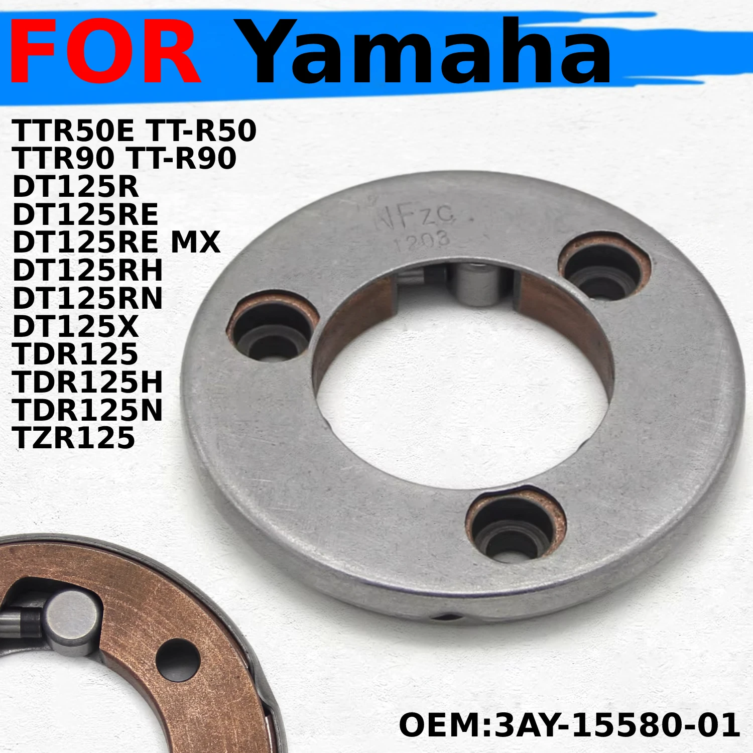 

Motorcycle Starter Motor One Way Clutch Accessories For Yamaha DT125RE MX 2006 DT125X TDR125 TDR125H TDR125N TZR125 3AY-15580-01