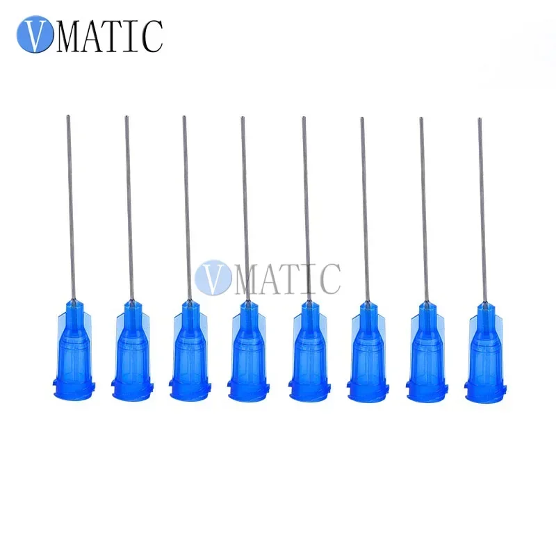Free Shipping 100Pcs 1.5 Inch 22G Dispensing Robot Glue Needle Tip 1-1/2 Inch