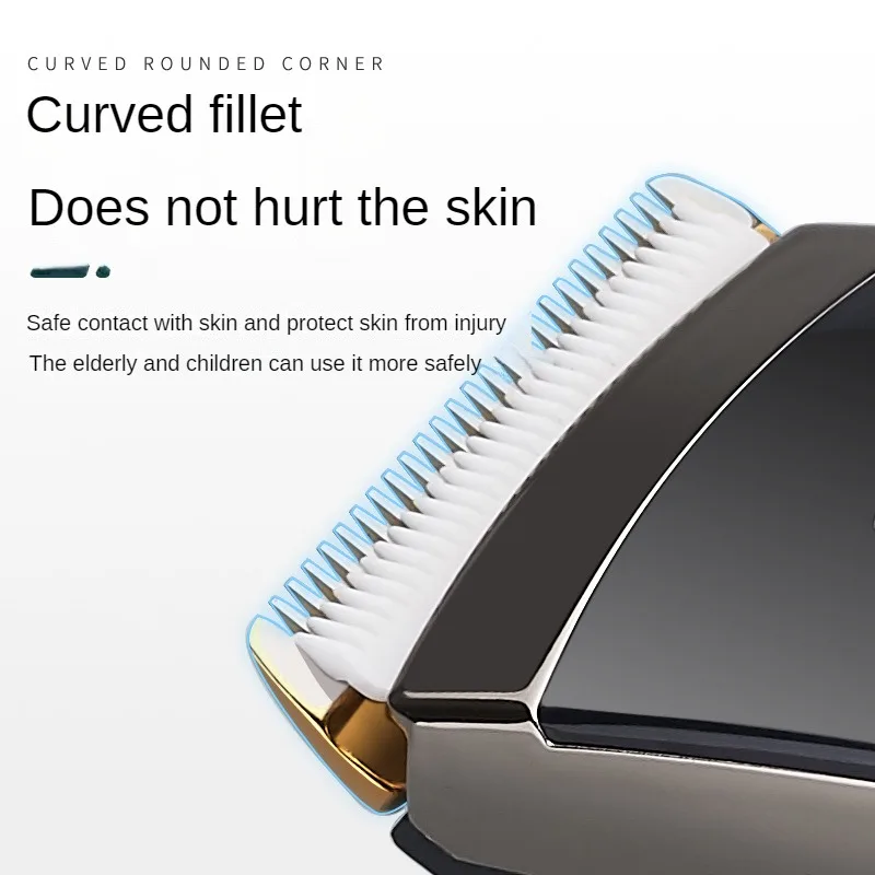 كليبرز الشعر الكهربائي للبالغين والأطفال ، ماكينة حلاقة الشعر ، قدرة التحمل طويلة الأمد ، وضع 3 سرعات ، عرض ذكي ، شحن يو اس بي