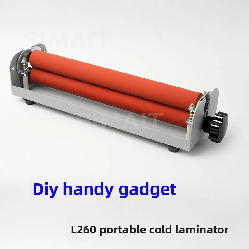 A4 Small Manual Cold Laminating Machine 12 Inch Portable Light Photo Hand-crank Film Machine, Manual Film