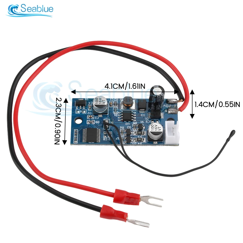 DC 6V-70V Cooling Fan Intelligent Temperature Control Module Chassis Heatsink Cooling Motor Speed Controller For Computer PC