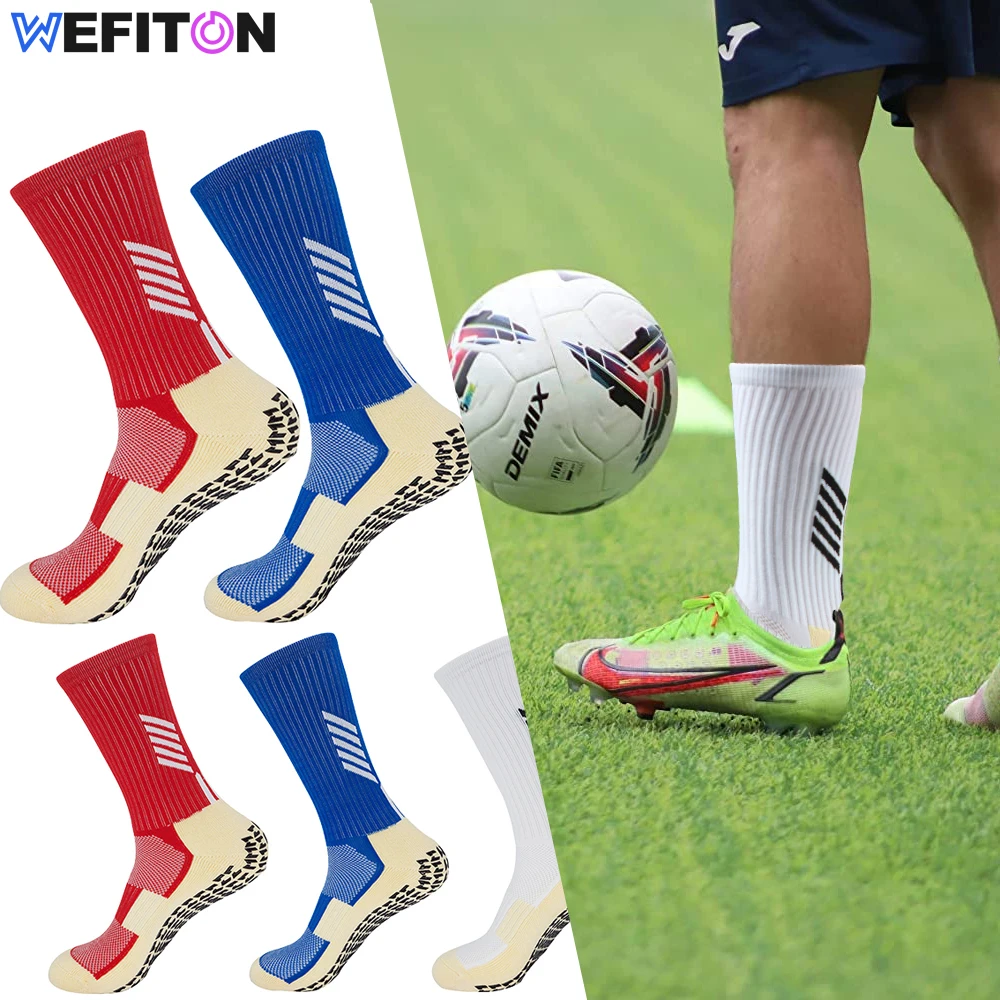 

1Pair Anti-slip Athletic Socks for Men Women Kids Children Elderly Non-slip Slipper Grip Trainning Sock for Soccer Football Yoga