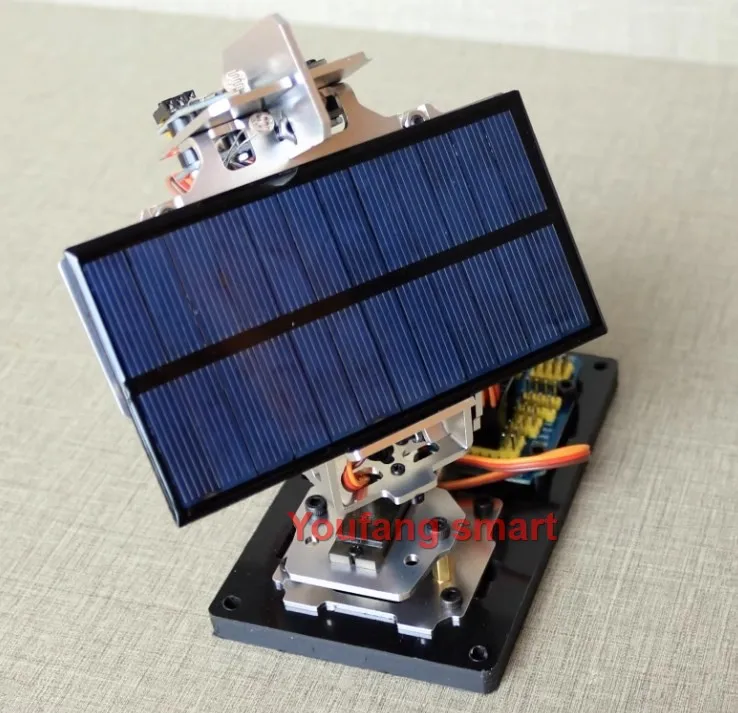 Mg90 Unassembled Digital Multimeter Intelligent Solar Tracking Equipment For Arduino Robot DIY Kit Programming Robot Toys Gifts