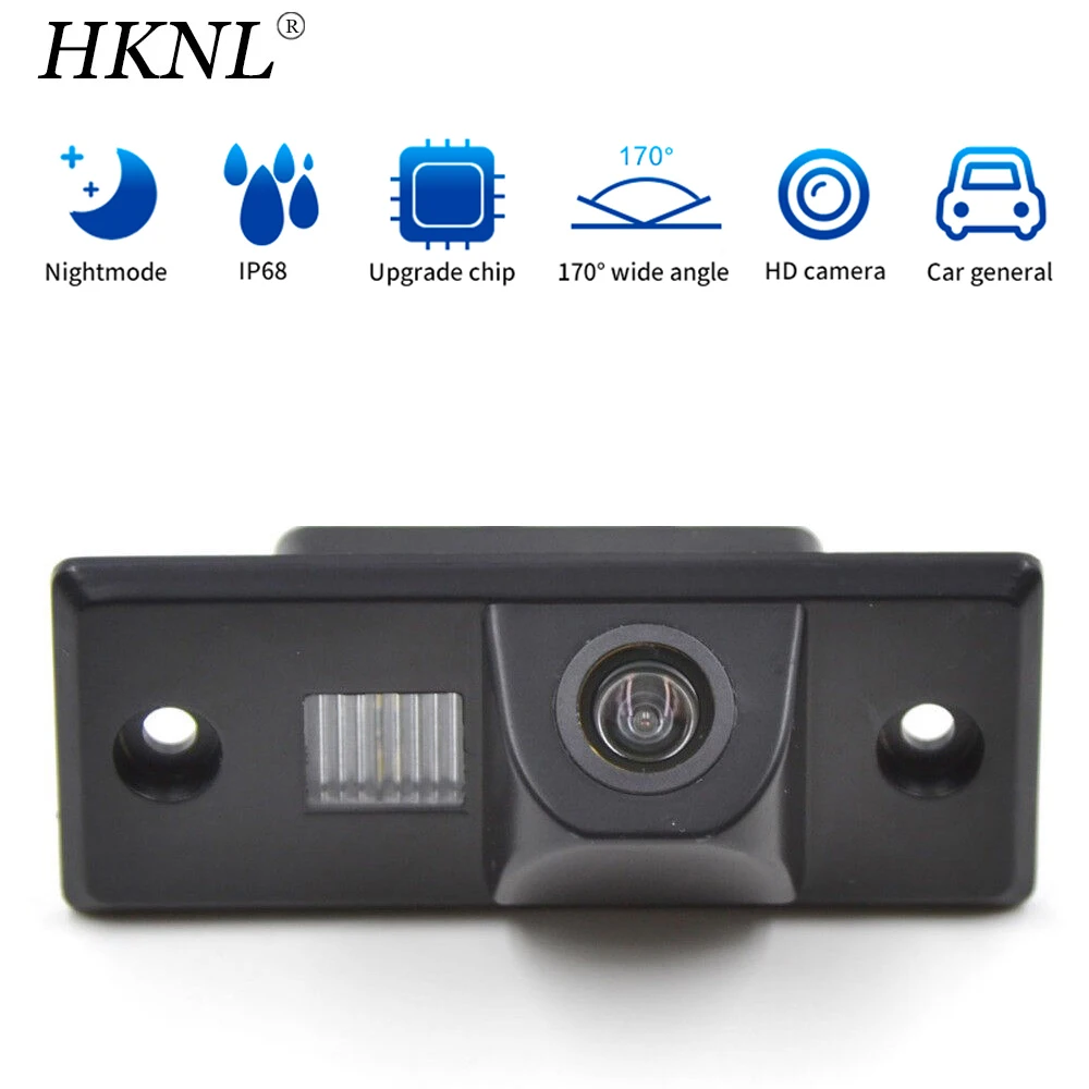 

HKNL Car Camera Reverse For VW Golf Variant MK4 Mk5 Tiguan Touareg Polo 3C Jetta Passat Sharan Bora Skoda Scirocco Fabia Black